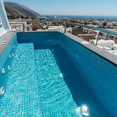 Lux House With Outdoor Jacuzzi And Sea View In Santorini アパート *
